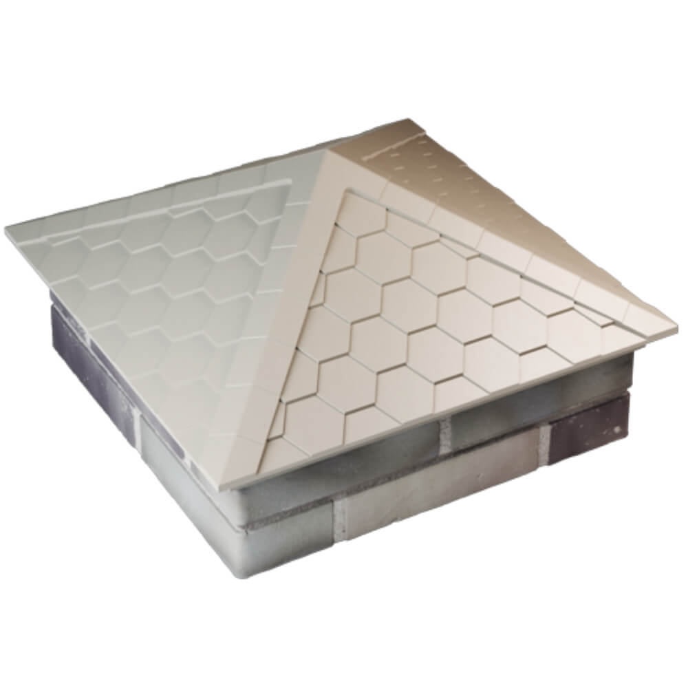 Колпак Zking Эверест Бежевый на столб 2х2 кирпича (535х535мм) Магнитогорск фото