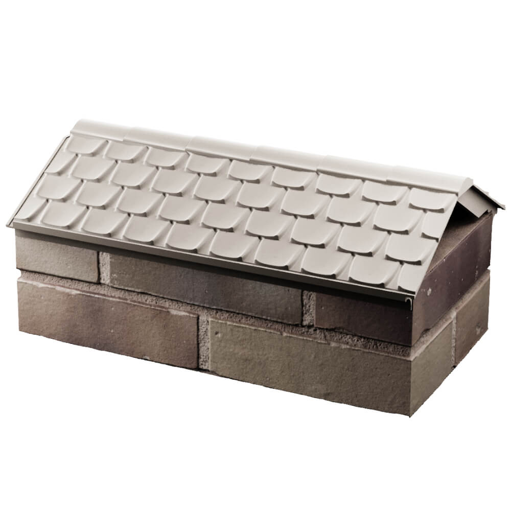 Парапет Zking Эльбрус Бежевый с посадкой на 1 кирпич (255мм) в Магнитогорске фото