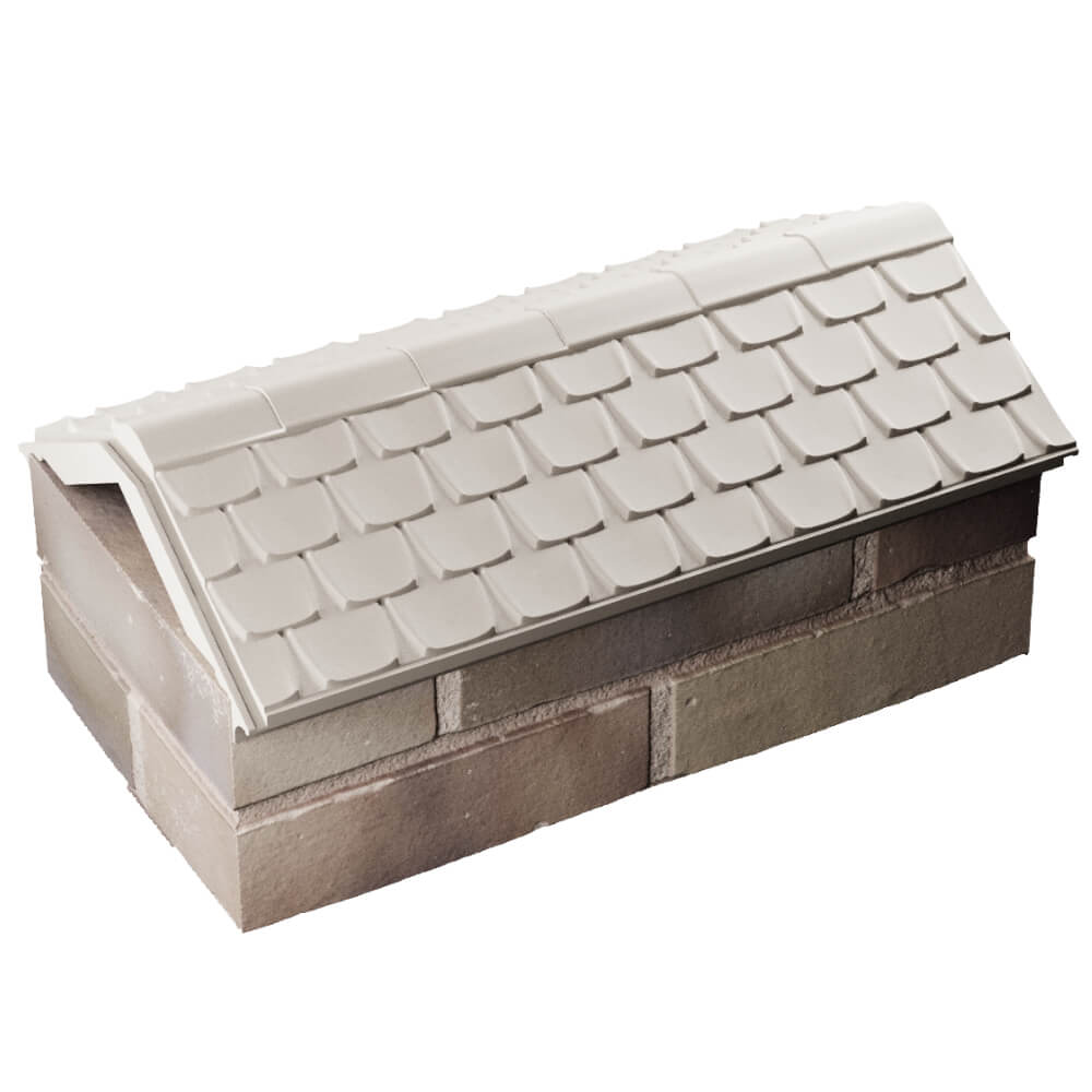 Парапет Zking Эльбрус Бежевый с посадкой на 1 кирпич (255мм) в Магнитогорске фото