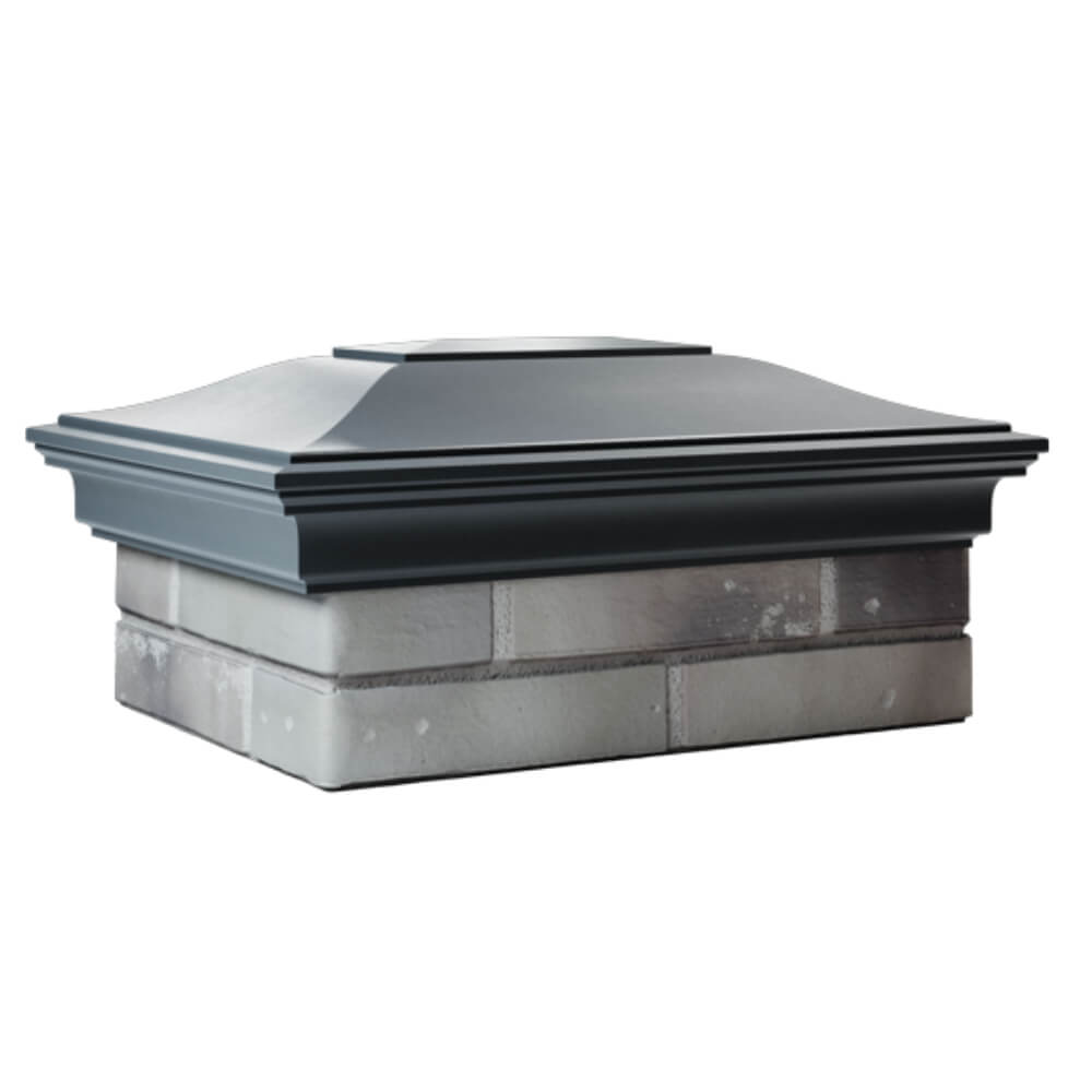 Колпак Zking Монблан Серый на столб 2х1.5 кирпича (515х385мм) в Магнитогорске фото