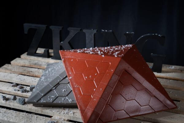 Колпак Zking Эверест Красный на столб 1.5х1.5 кирпича (390х390мм) в Магнитогорске фото