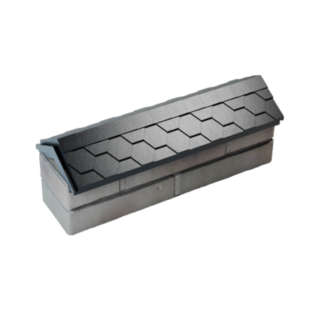 Парапет Zking Эверест Черный с посадкой на 0.5 кирпича (130мм) в Магнитогорске фото