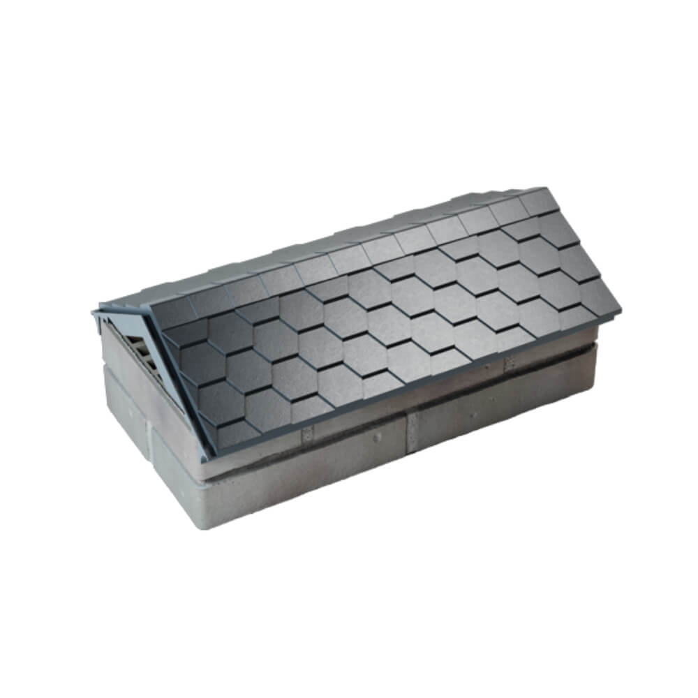 Парапет Zking Эверест Серый с посадкой на 1 кирпич (200/225/255мм) в Магнитогорске фото