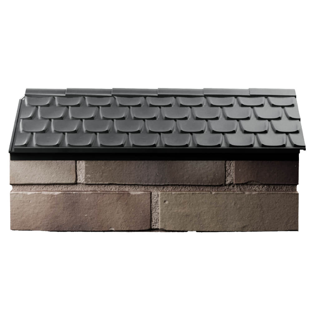 Парапет Zking Эльбрус Серый с посадкой на 1 кирпич (255мм) в Магнитогорске фото