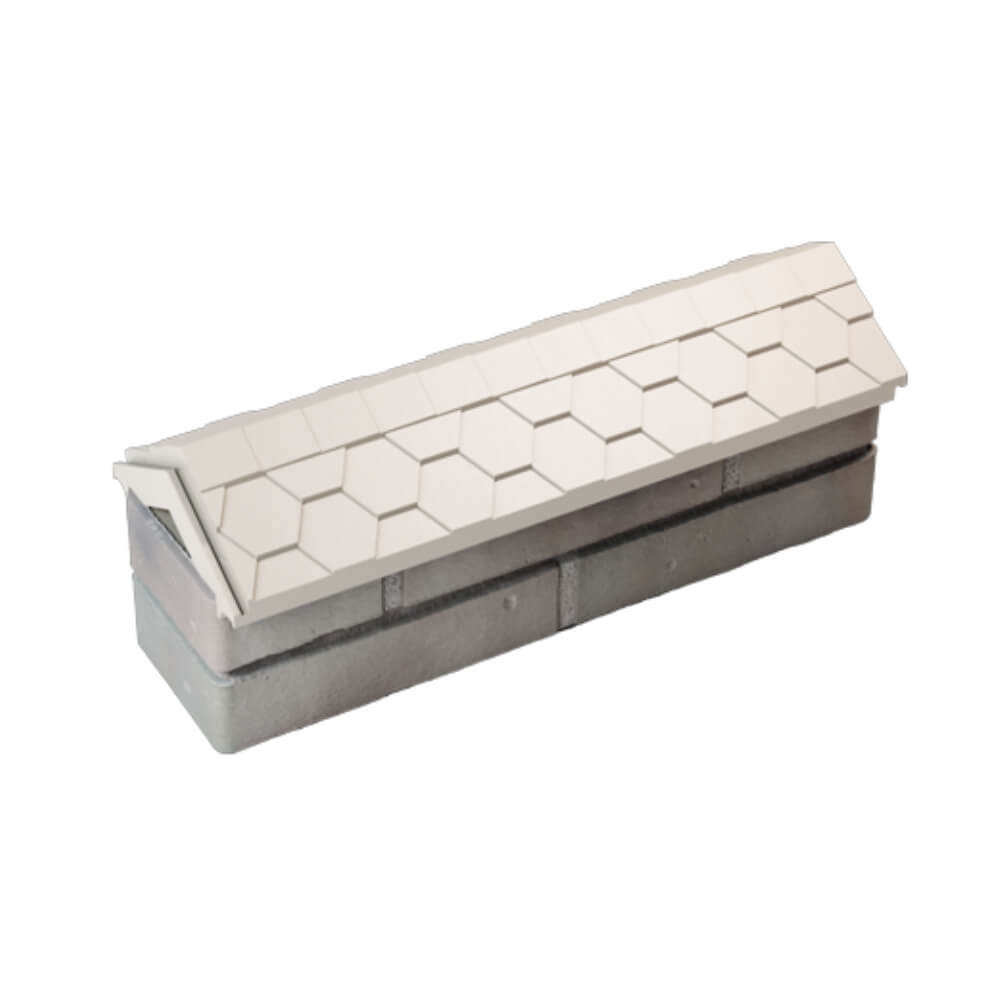 Парапет Zking Эверест Бежевый с посадкой на 0.5 кирпича (130мм) в Магнитогорске фото