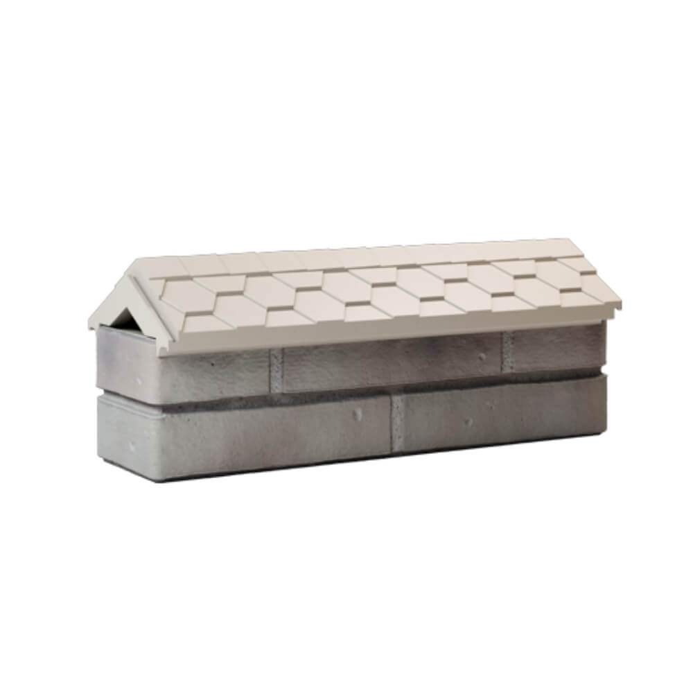 Парапет Zking Эверест Бежевый с посадкой на 0.5 кирпича (130мм) Магнитогорск фото