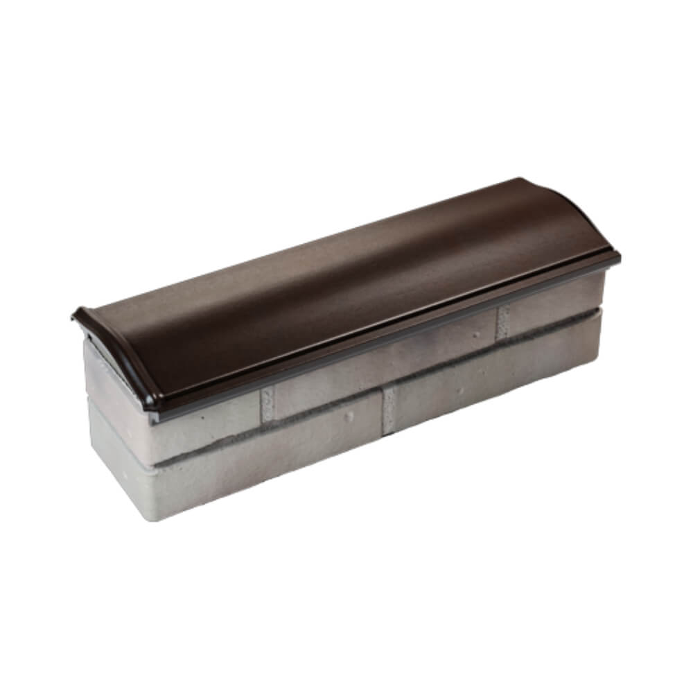 Парапет Zking Монблан Коричневый посадка на 0.5 кирпича (130мм) в Магнитогорске фото