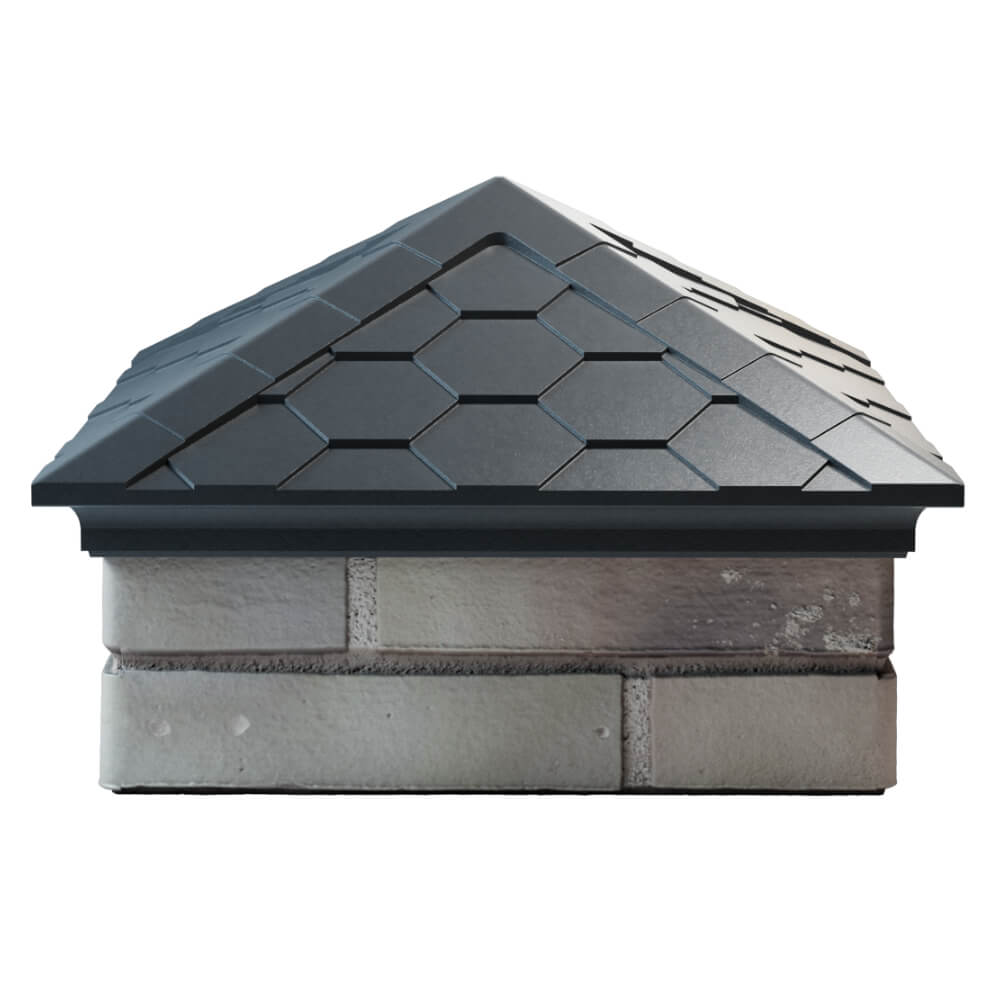 Колпак Zking Эверест Серый на столб 1.5х1.5 кирпича (390х390мм) Магнитогорск фото