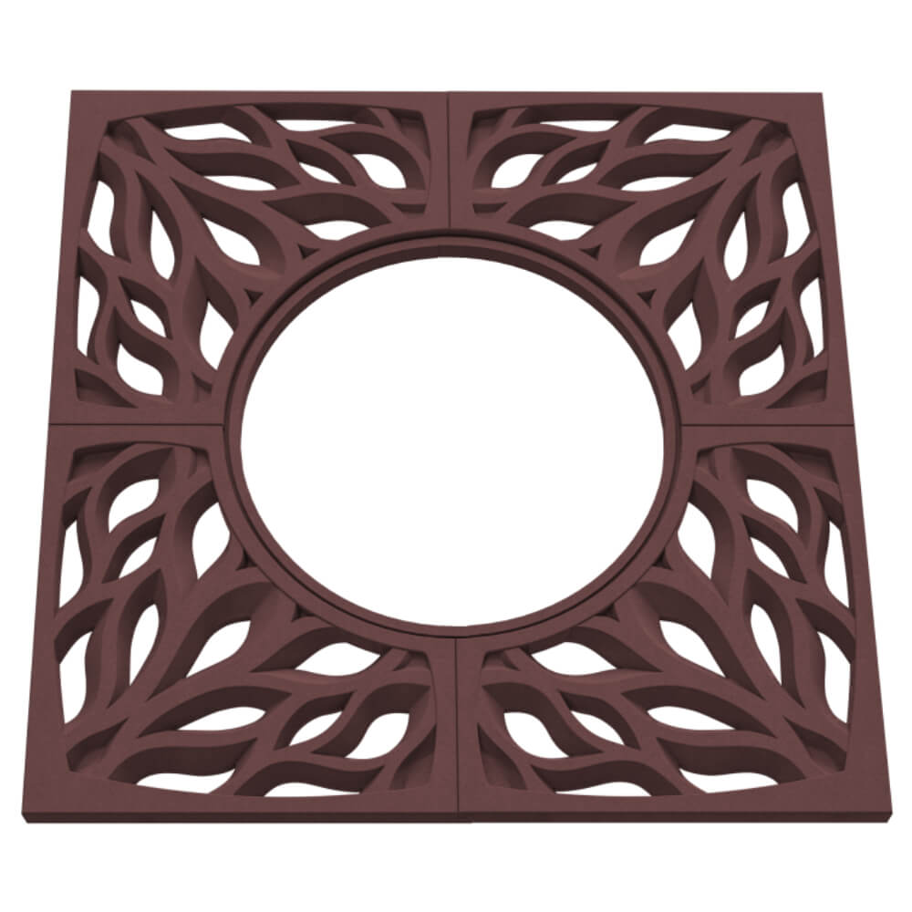 Приствольная решетка для дерева ZKING CRUST 1.2х1.2м Коричневая в Магнитогорске фото