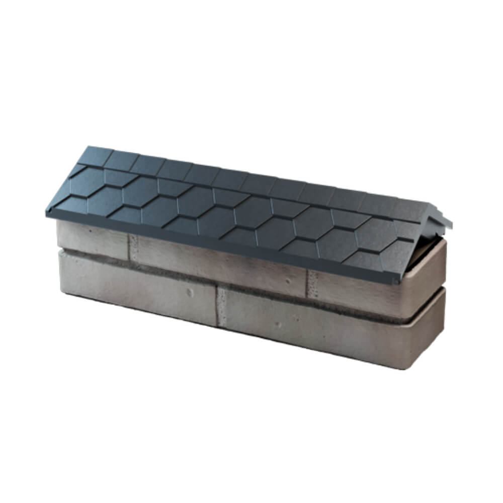 Парапет Zking Эверест Серый с посадкой на 0.5 кирпича (130мм) в Магнитогорске фото