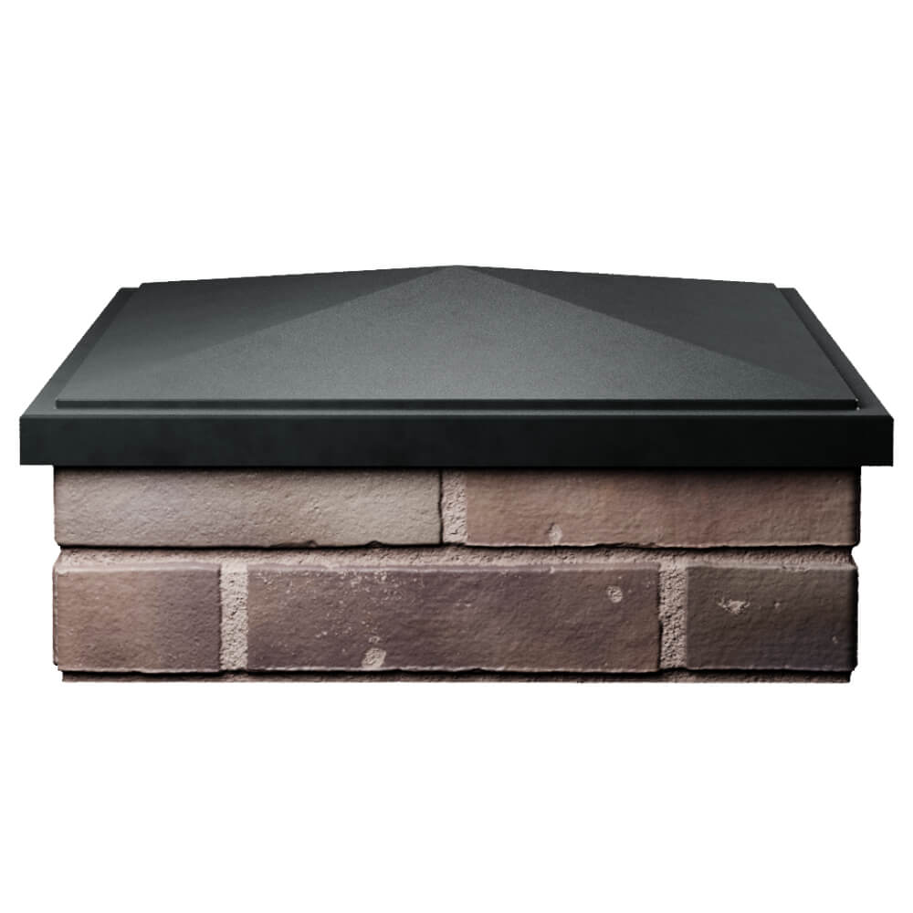 Колпак Zking БонаМоно Черный на столб 2х2 кирпича (515х515, 530х530мм) Магнитогорск фото