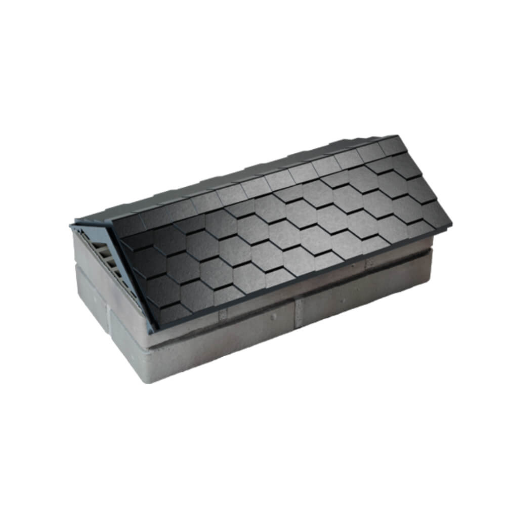 Парапет Zking Эверест Черный с посадкой на 1 кирпич (200/225/255мм) в Магнитогорске фото