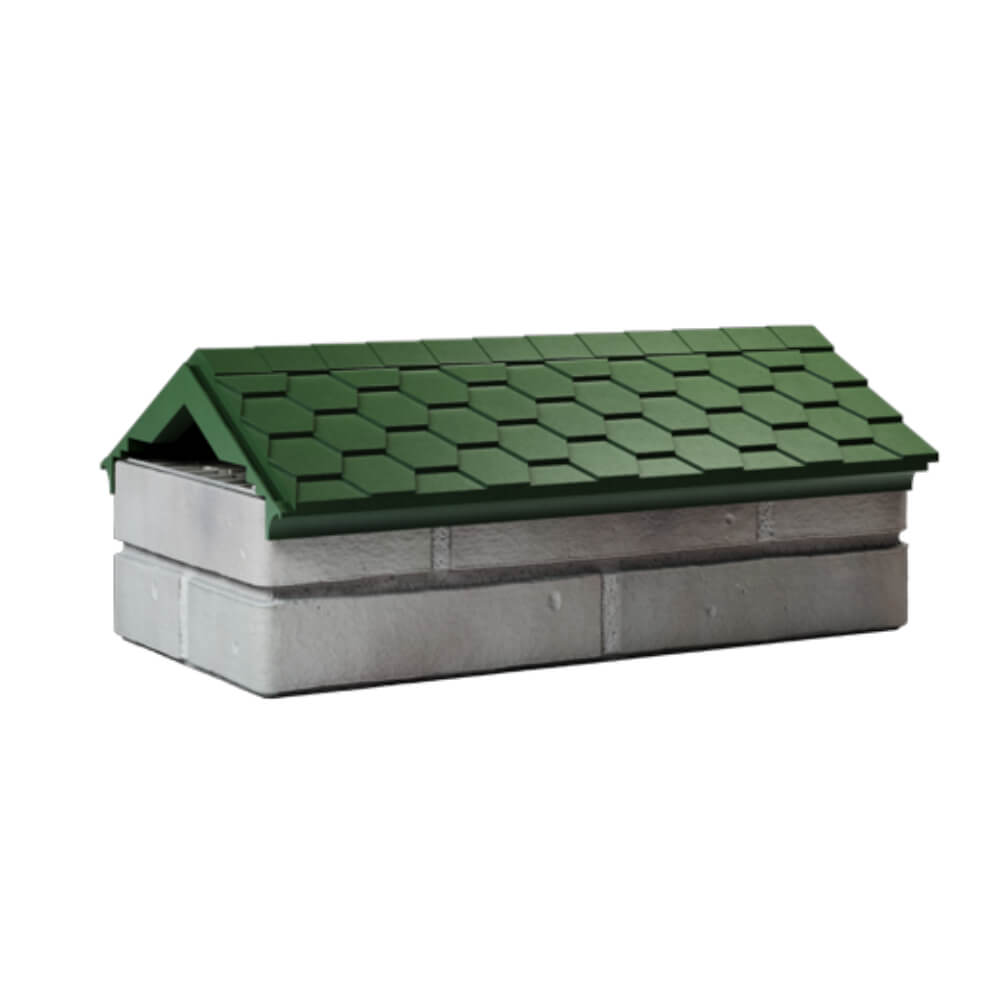 Парапет Zking Эверест Зеленый с посадкой на 1 кирпич (200/225/255мм) Магнитогорск фото