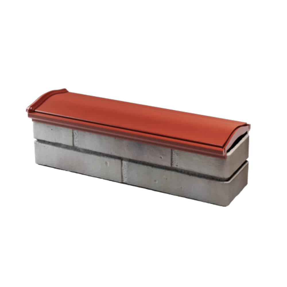 Парапет Zking Монблан Красный посадка на 0.5 кирпича (130мм) в Магнитогорске фото