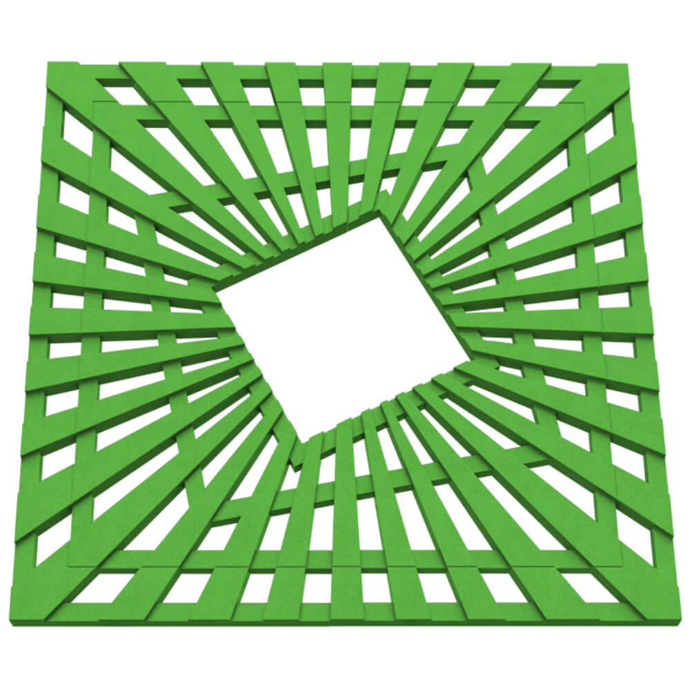 Приствольная решетка для дерева ZKING ATMOSPHERE 1.2х1.2м Зеленая в Магнитогорске фото