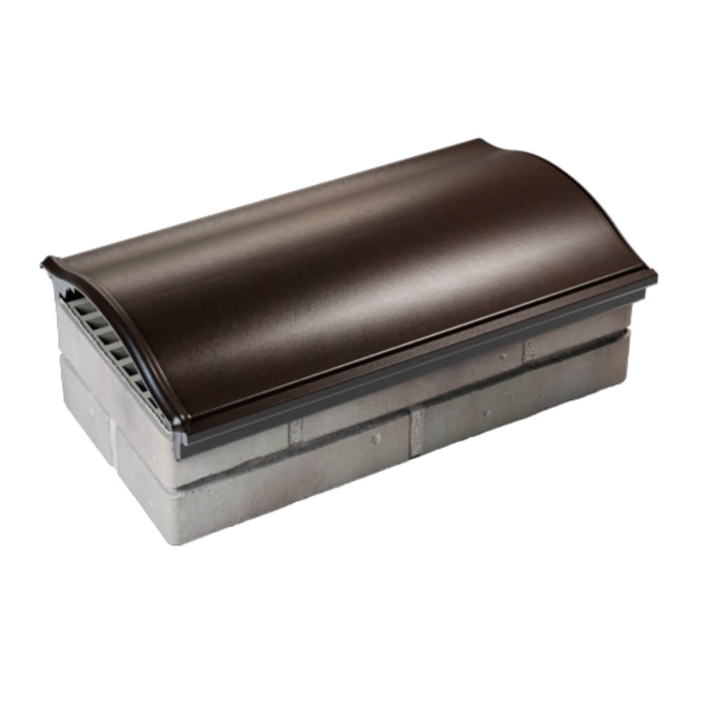 Парапет Zking Монблан Коричневый посадка на 1 кирпич (200/225/255мм) в Магнитогорске фото