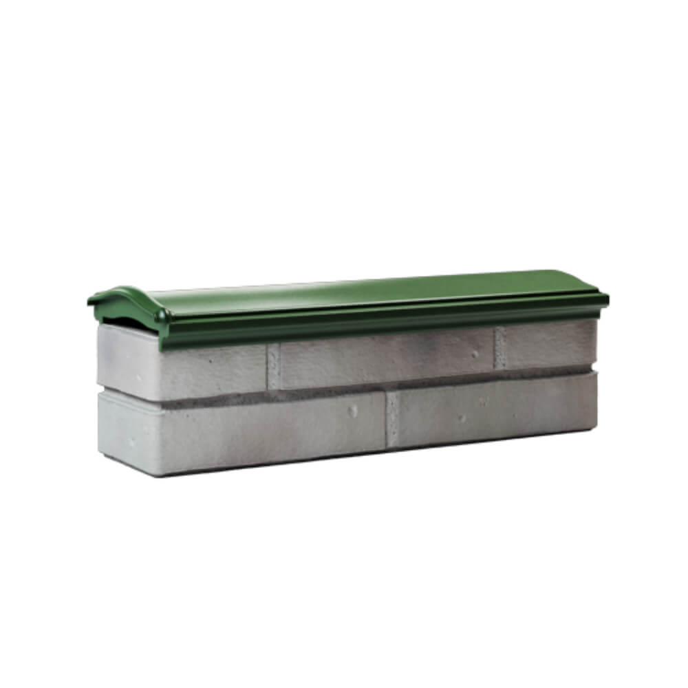 Парапет Zking Монблан Зеленый посадка на 0.5 кирпича (130мм) Магнитогорск фото