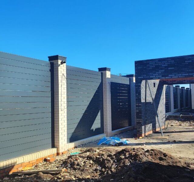 Колпак Zking Бона ХайТек Серый на столб 1.5х1.5 кирпича (385х385мм) в Магнитогорске фото