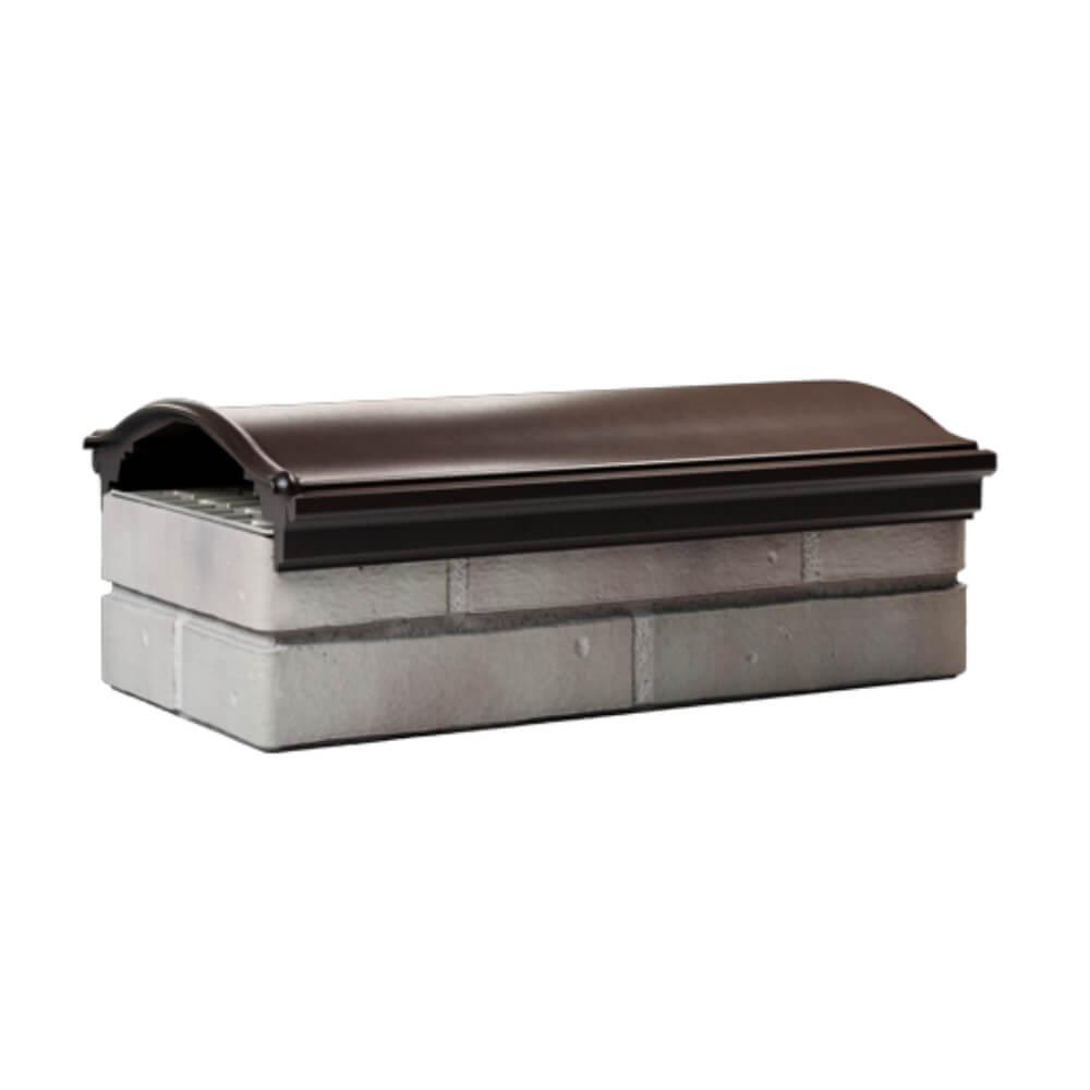 Парапет Zking Монблан Коричневый посадка на 1 кирпич (200/225/255мм) Магнитогорск фото