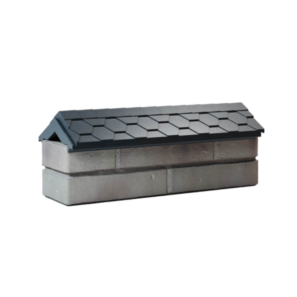 Парапет Zking Эверест Серый с посадкой на 0.5 кирпича (130мм) Магнитогорск фото