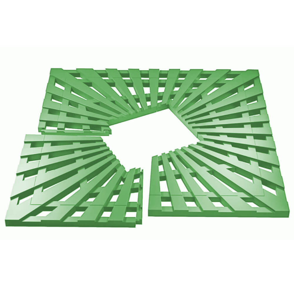 Приствольная решетка для дерева ZKING ATMOSPHERE 1.2х1.2м Зеленая в Магнитогорске фото