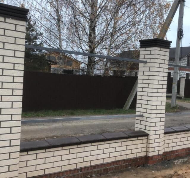 Колпак Zking Бона ХайТек Коричневый на столб 1.5х1.5 кирпича (385х385мм) в Магнитогорске фото