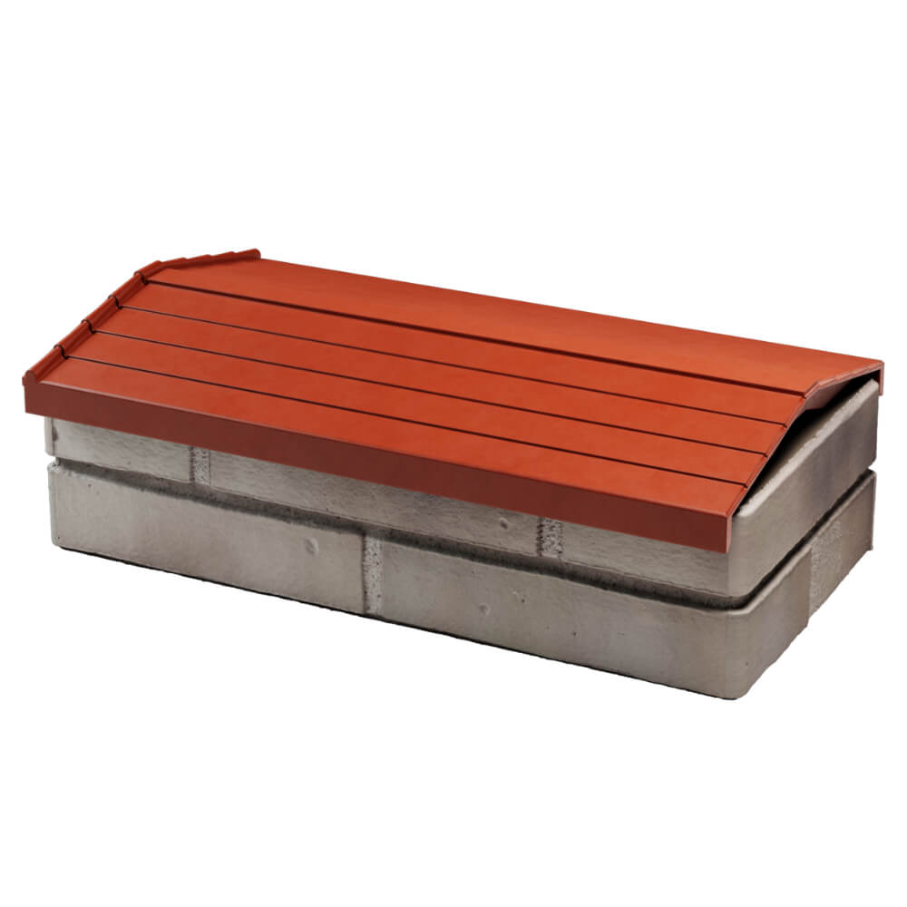 Парапет Zking Бона ХайТек Красный с посадкой на 1 кирпич (200/225/255мм) в Магнитогорске фото