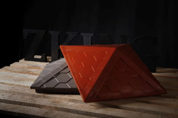 Колпак Zking Эверест Красный на столб 1.5х1.5 кирпича (390х390мм) в Магнитогорске фото