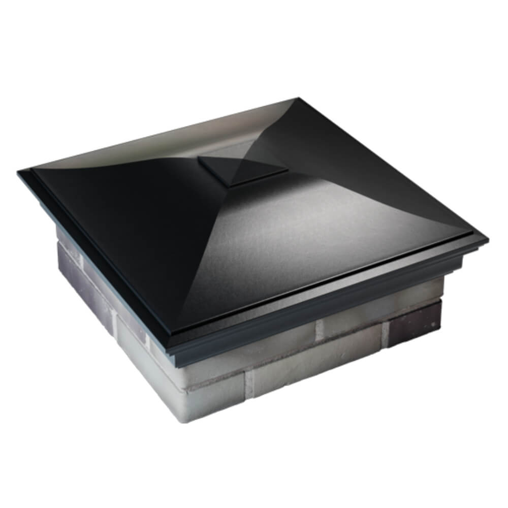 Колпак Zking Монблан Черный на столб 2х2 кирпича (515х515мм) Магнитогорск фото