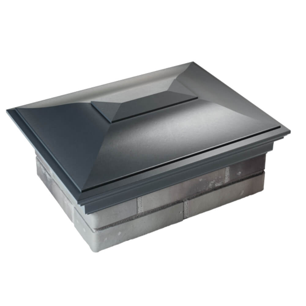 Колпак Zking Монблан Серый на столб 2х1.5 кирпича (515х385мм) Магнитогорск фото