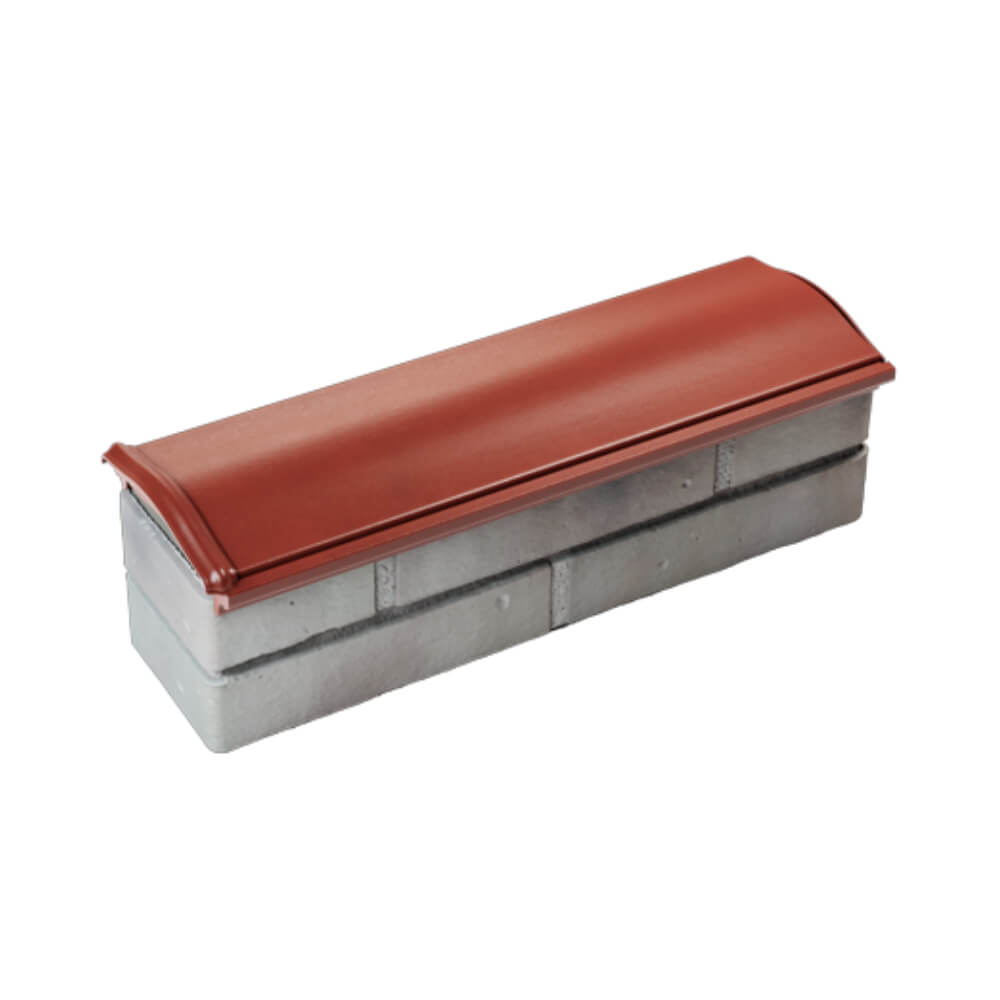 Парапет Zking Монблан Красный посадка на 0.5 кирпича (130мм) в Магнитогорске фото