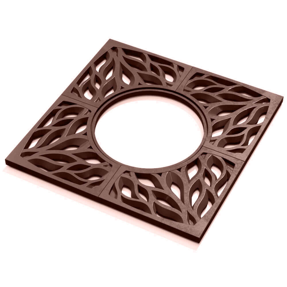 Приствольная решетка для дерева ZKING CRUST 1.2х1.2м Коричневая в Магнитогорске фото