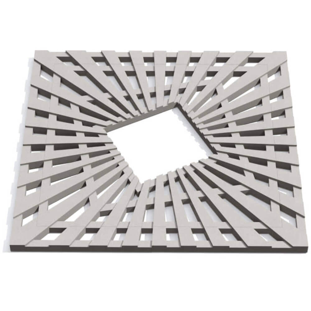 Приствольная решетка для дерева ZKING ATMOSPHERE 1.2х1.2м Бежевая Магнитогорск фото