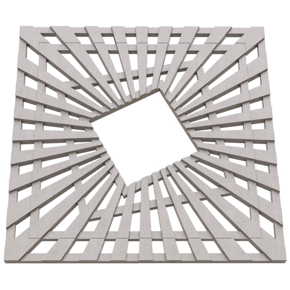 Приствольная решетка для дерева ZKING ATMOSPHERE 1.2х1.2м Бежевая в Магнитогорске фото