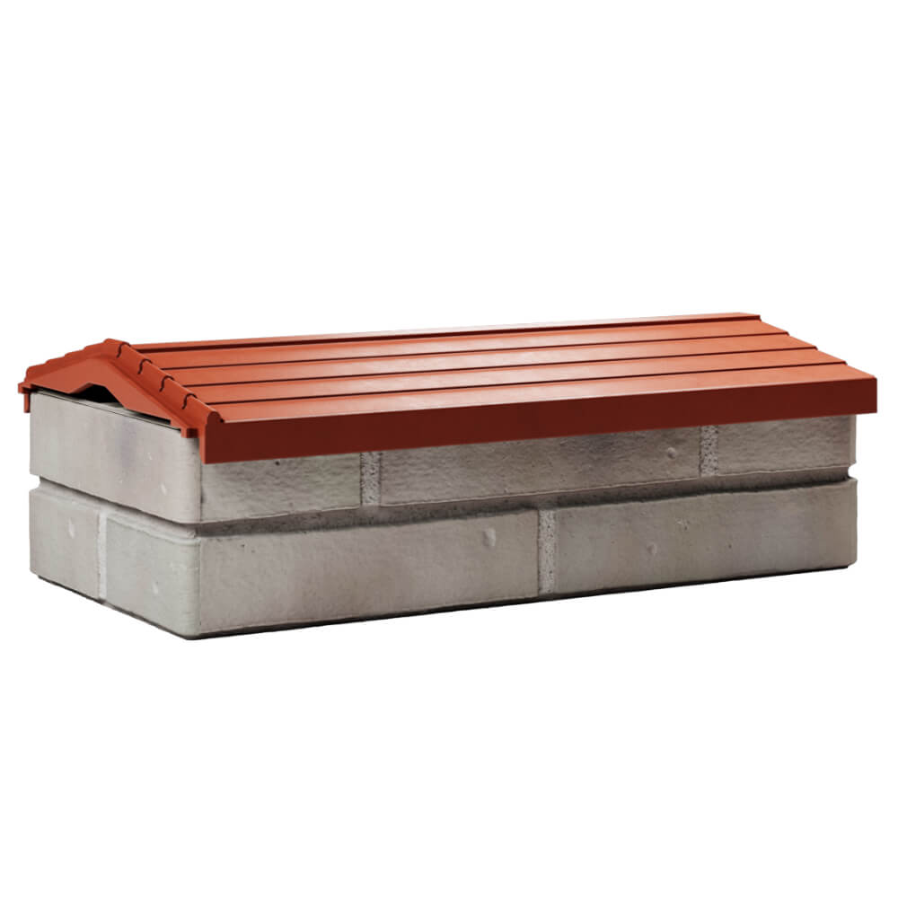 Парапет Zking Бона ХайТек Красный с посадкой на 1 кирпич (200/225/255мм) Магнитогорск фото