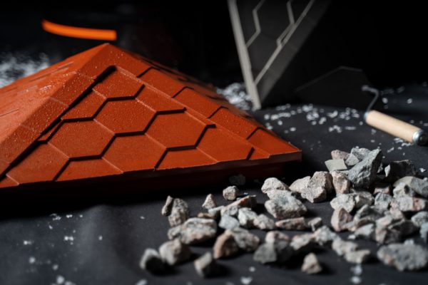 Колпак Zking Эверест Красный на столб 1.5х1.5 кирпича (390х390мм) в Магнитогорске фото