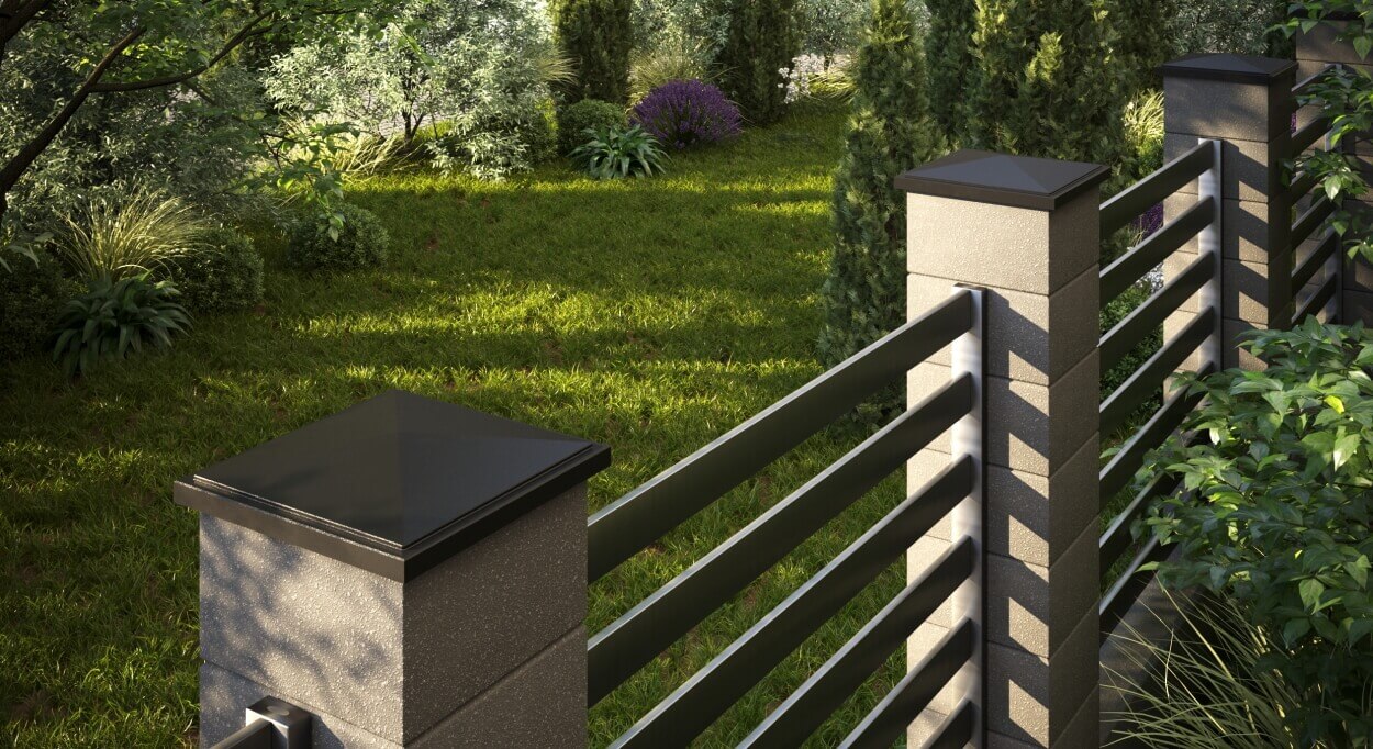 Колпак Zking БонаМоно Коричневый на столб 1.5х1.5 кирпича (385х385, 400х400мм) в Магнитогорске фото