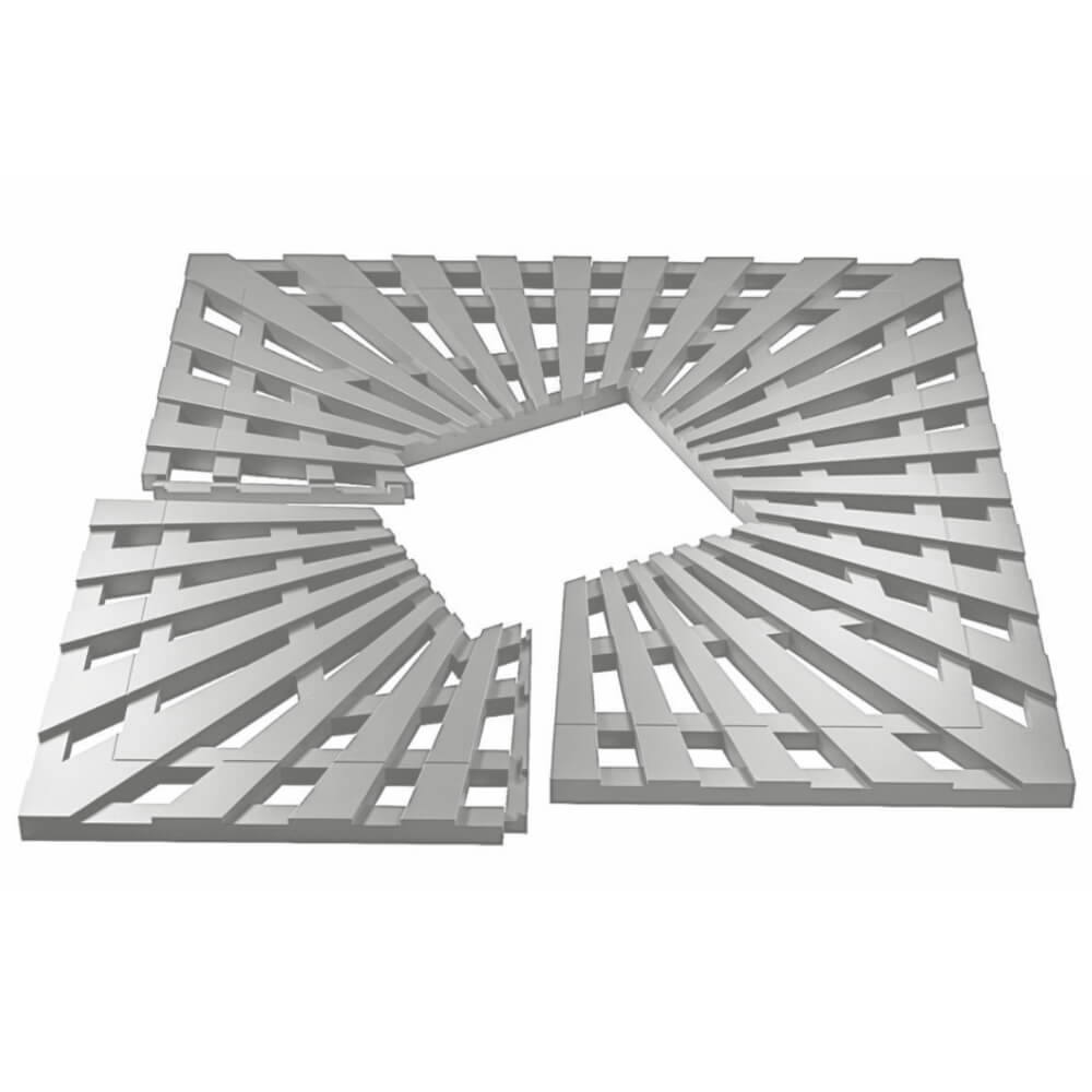 Приствольная решетка для дерева ZKING ATMOSPHERE 1.2х1.2м Бежевая в Магнитогорске фото