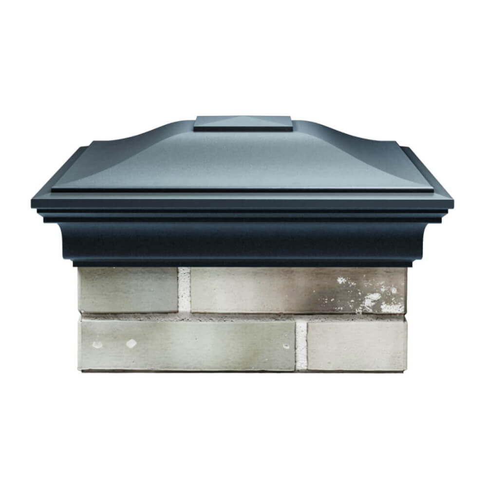 Колпак Zking Монблан Серый на столб 1.5х1.5 еврокирпича 0.7НФ (355х355мм) Магнитогорск фото