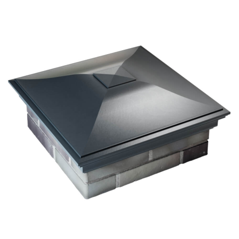 Колпак Zking Монблан Серый на столб 2х2 кирпича (515х515мм) Магнитогорск фото