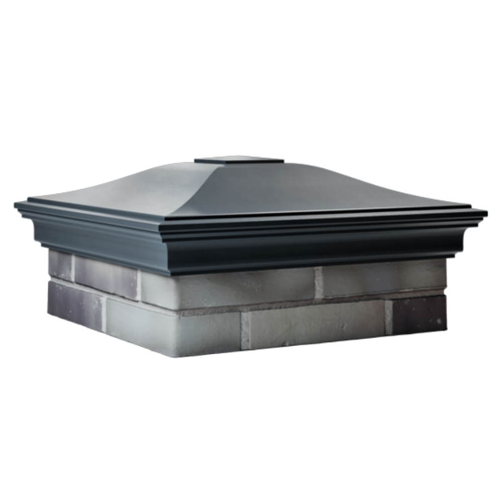 Колпак Zking Монблан Серый на столб 2х2 кирпича (515х515мм) в Магнитогорске фото