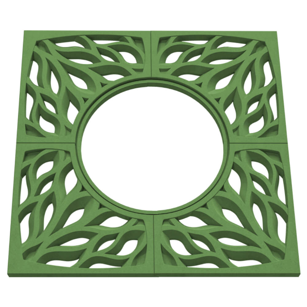 Приствольная решетка для дерева ZKING CRUST 1.2х1.2м Зеленая в Магнитогорске фото