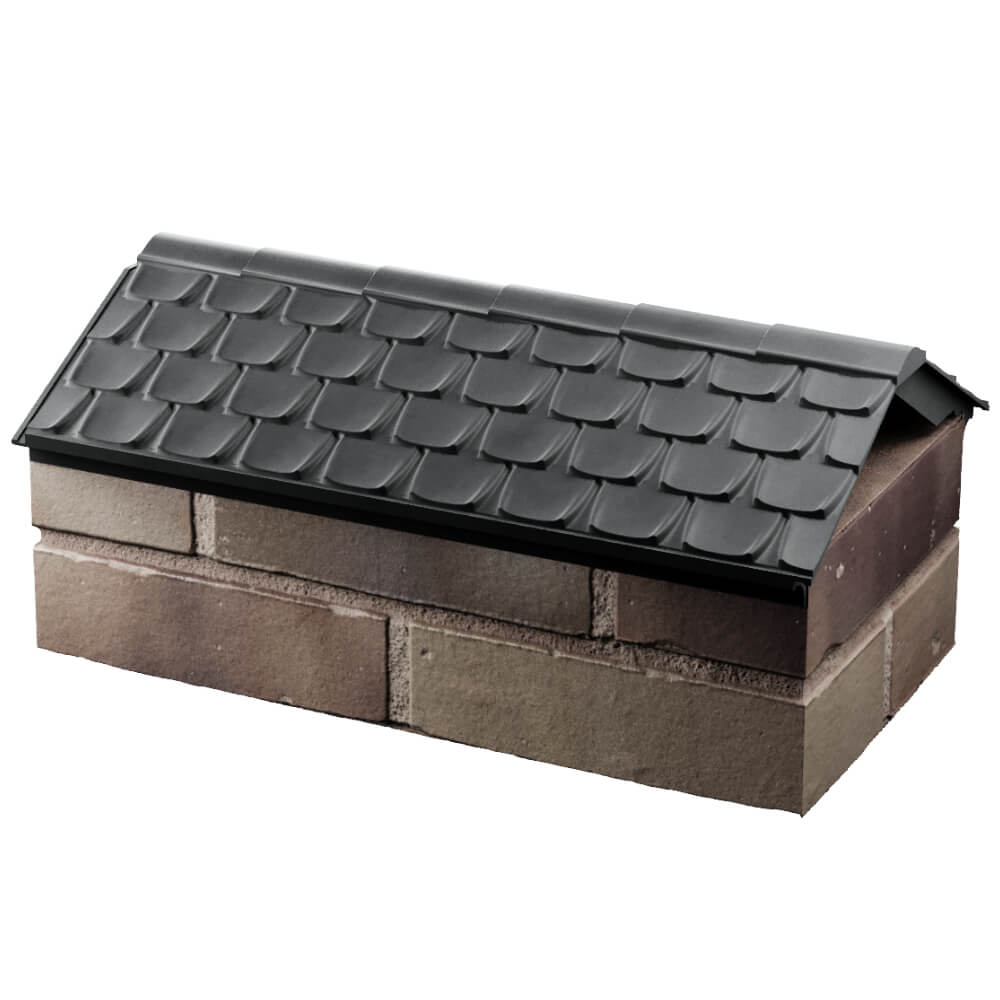 Парапет Zking Эльбрус Серый с посадкой на 1 кирпич (255мм) в Магнитогорске фото