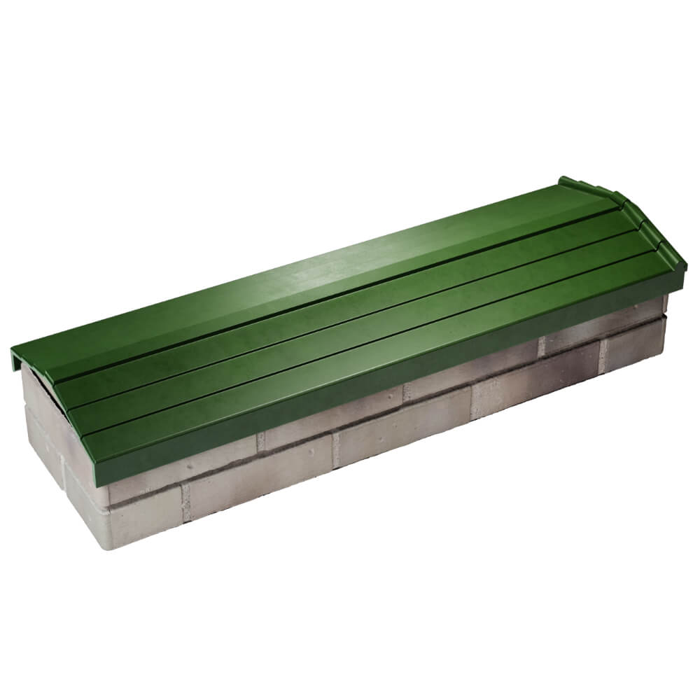 Парапет Zking Бона ХайТек Зеленый посадка на 0.5 кирпича (130мм) в Магнитогорске фото