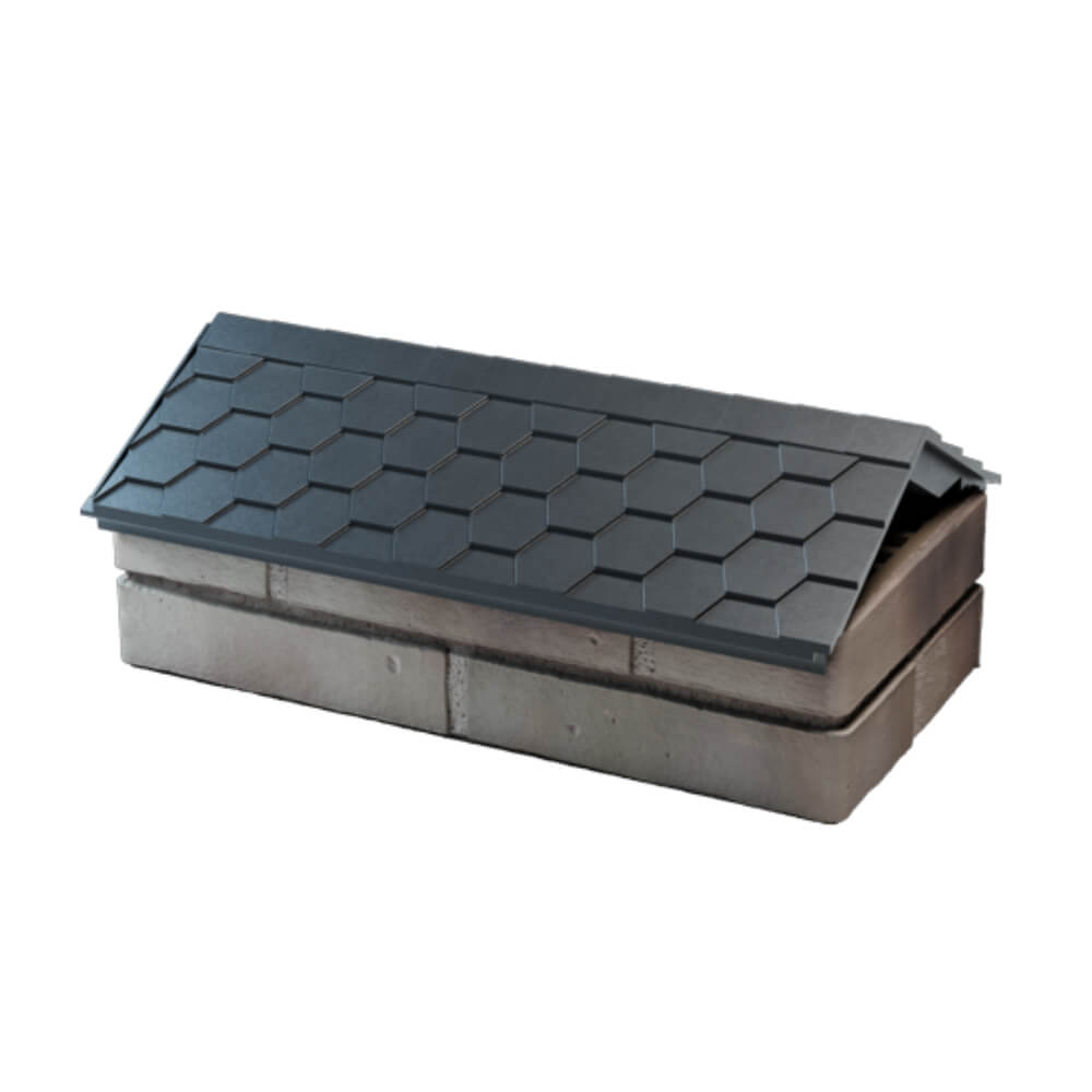 Парапет Zking Эверест Серый с посадкой на 1 кирпич (200/225/255мм) в Магнитогорске фото