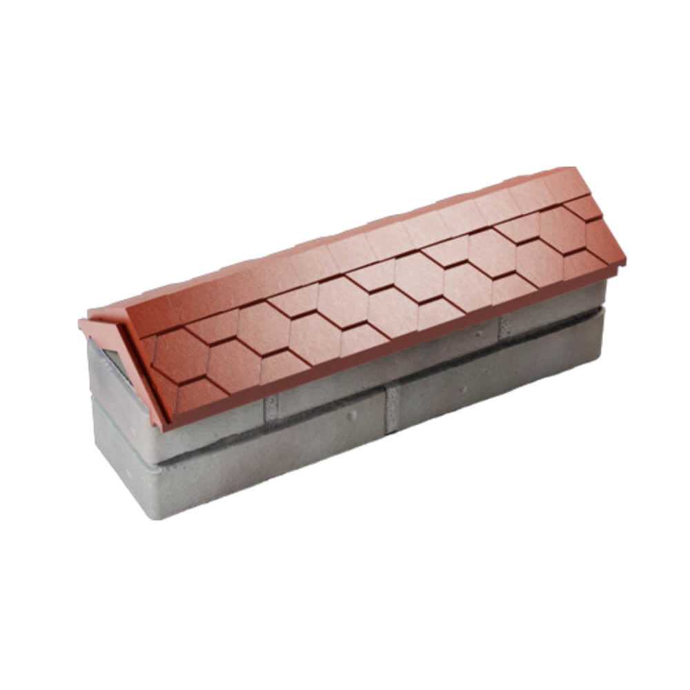 Парапет Zking Эверест Красный с посадкой на 0.5 кирпича (130мм) в Магнитогорске фото