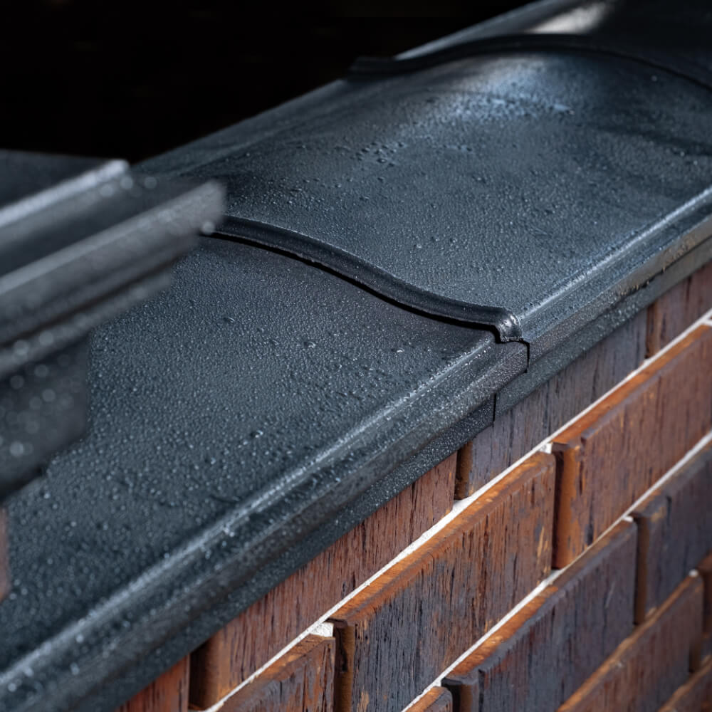 Парапет Zking Монблан Черный посадка на 0.5 кирпича (130мм) в Магнитогорске фото