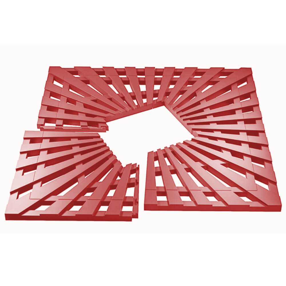 Приствольная решетка для дерева ZKING ATMOSPHERE 1.2х1.2м Красная в Магнитогорске фото