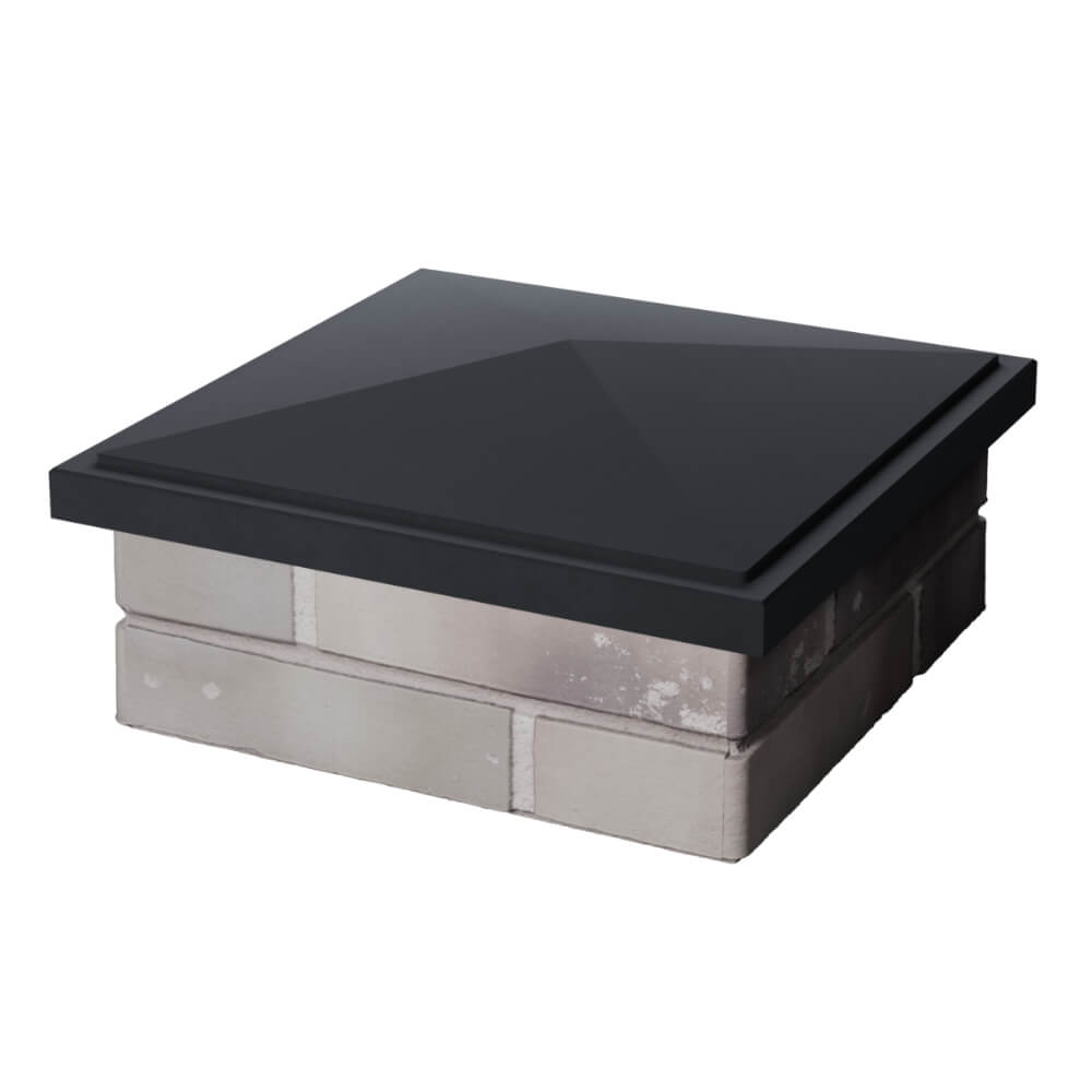 Колпак Zking БонаМоно Серый на столб 1.5х1.5 кирпича (385х385, 400х400мм) в Магнитогорске фото