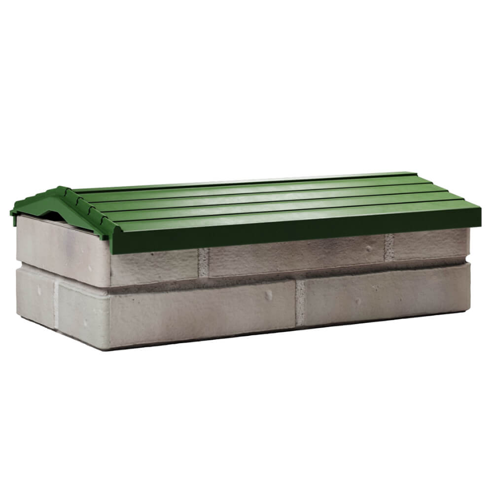 Парапет Zking Бона ХайТек Зеленый с посадкой на 1 кирпич (200/225/255мм) Магнитогорск фото